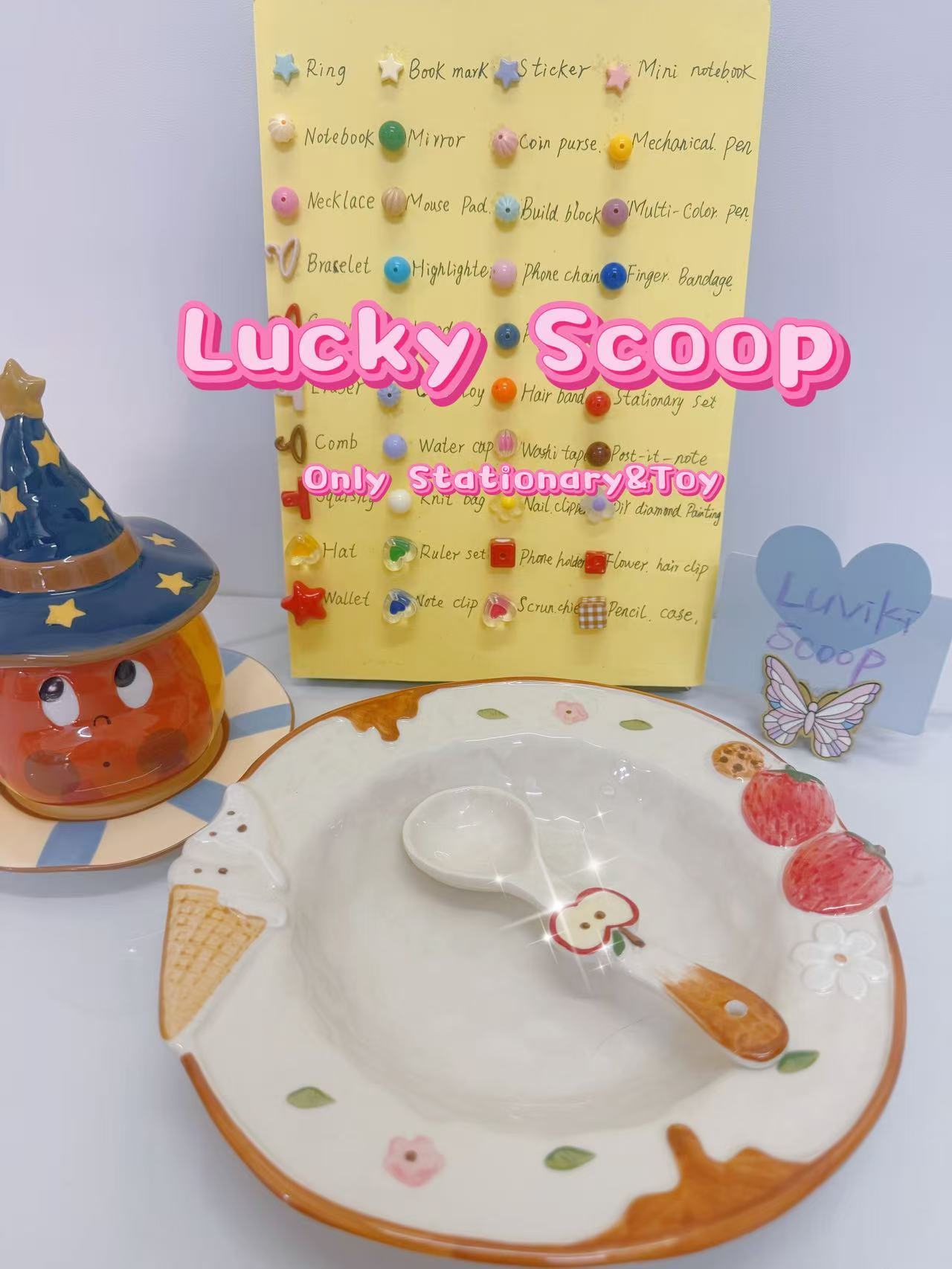 Lucky scoop(only stationary and toys)