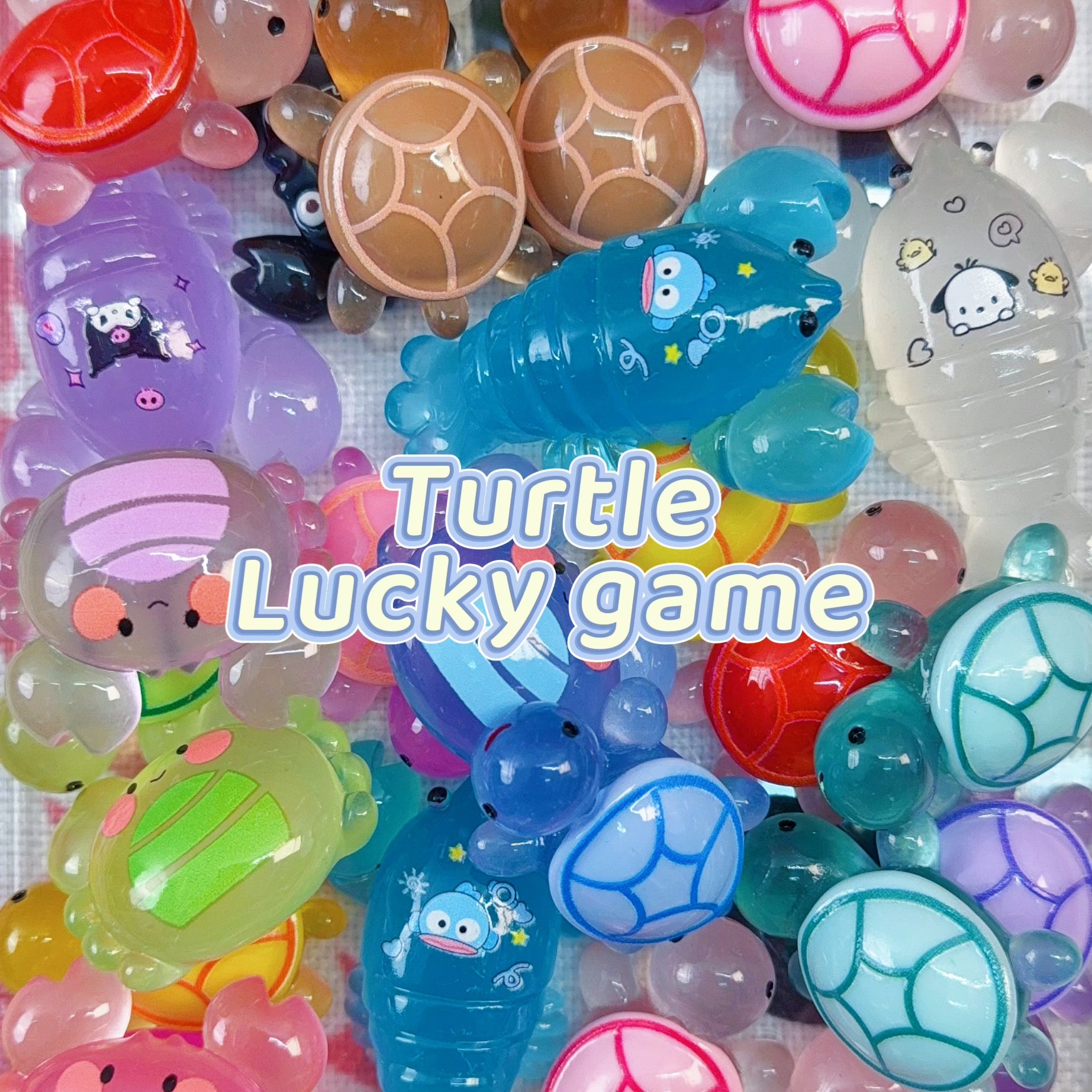 Lucky game- Turtle and friends（Glow in the Dark)